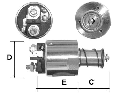 Solenoid Switch, starter (E9028)