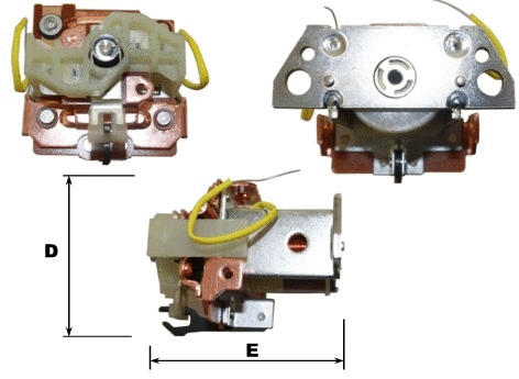 Solenoid Switch, starter (E3362-1)