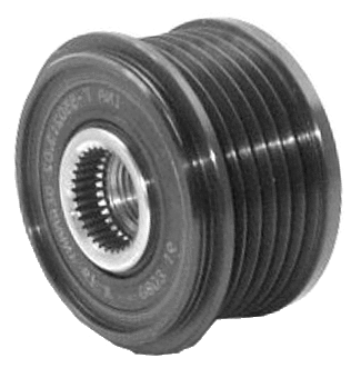 Alternator Freewheel Clutch (P0102)