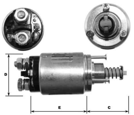 Solenoid Switch, starter (E3573)