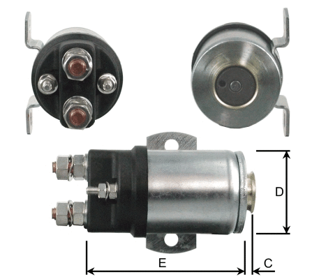 Solenoid Switch, starter (E9026)