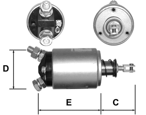 Solenoid Switch, starter (E3626)
