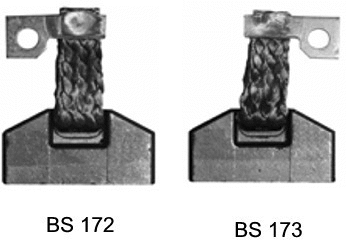 Carbon Brush, starter (SBSX-172-173)
