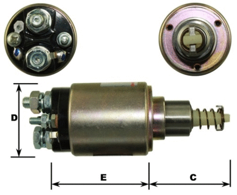 Solenoid Switch, starter (E3722)