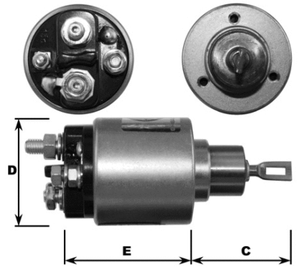 Solenoid Switch, starter (E3707)