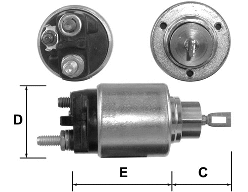 Solenoid Switch, starter (E9017)