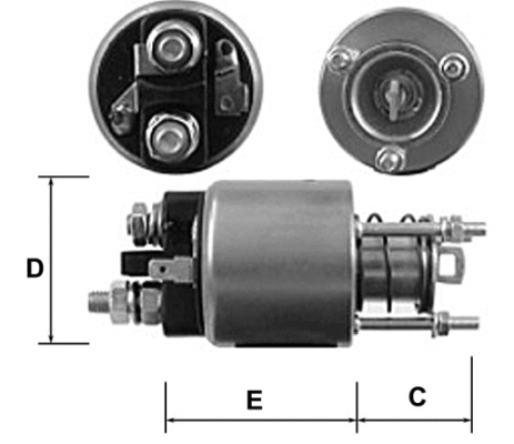 Solenoid Switch, starter (E7454)