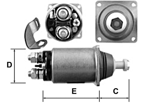 Solenoid Switch, starter (E3689)