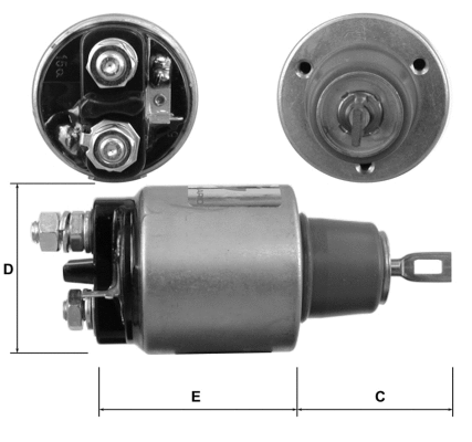 Solenoid Switch, starter (E3714)