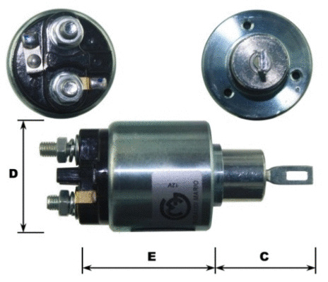 Solenoid Switch, starter (E9038)