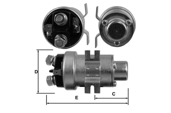 Solenoid Switch, starter (E3301)