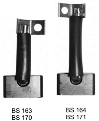 Carbon Brush, starter (SBSX-170-171)