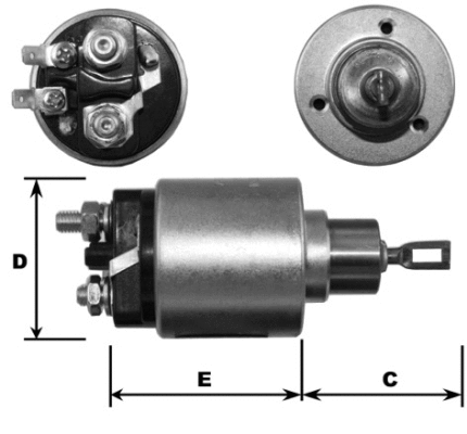 Solenoid Switch, starter (E3708)