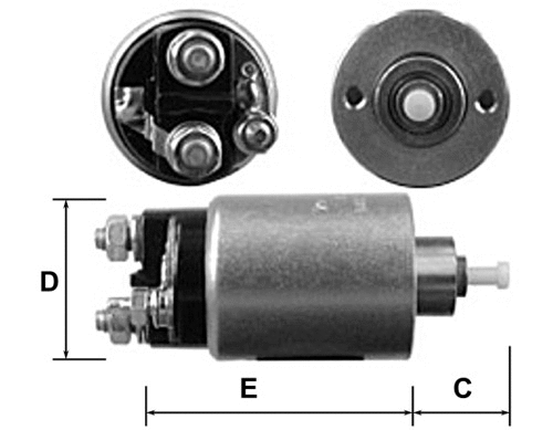 Solenoid Switch, starter (E5390)