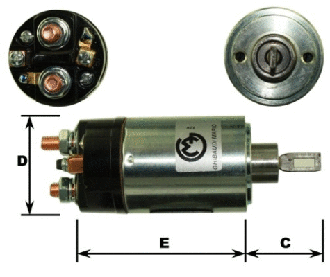 Solenoid Switch, starter (E3733)