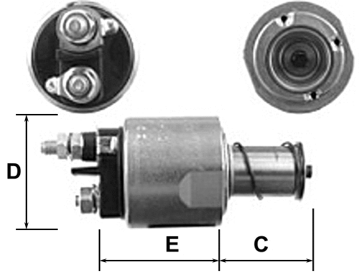 Solenoid Switch, starter (E9001)