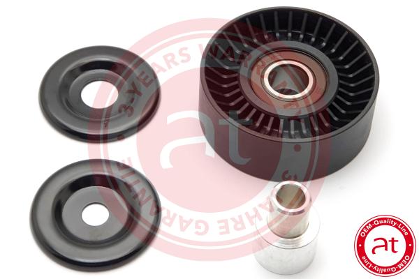 Mounting Set, tensioner-/return pulley (V-ribbed belt) (at10161)