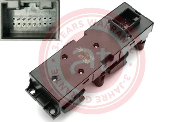 Switch, window regulator