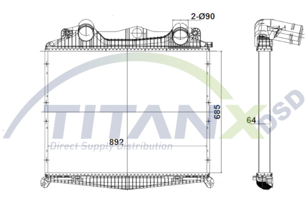 Charge Air Cooler (IC139003)