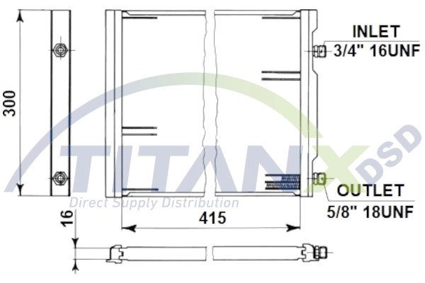 Condenser, air conditioning (CD909007)