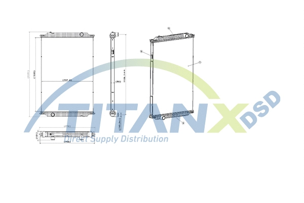 Radiator, engine cooling