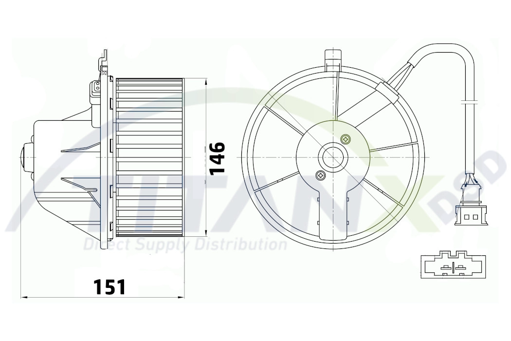 Interior Blower (BL339001)