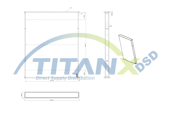 Core, radiator (WX129001)