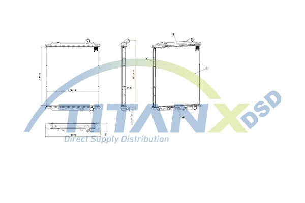 Radiator, engine cooling