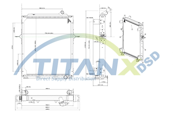 Radiator, engine cooling