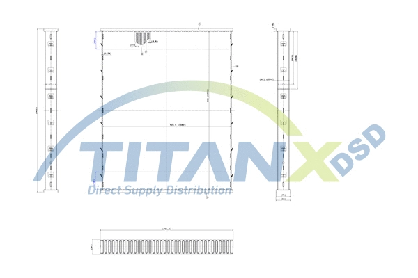 Radiator Core, charge air cooler (AX129002)