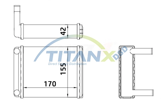 Heat Exchanger, interior heating (HT319002)