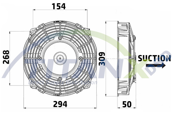 Fan, engine cooling (EF909006)
