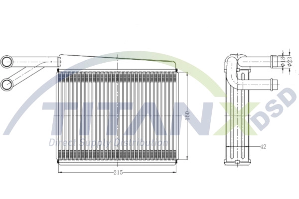 Heat Exchanger, interior heating (HT319005)