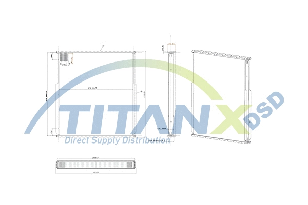 Core, radiator (WX159007)