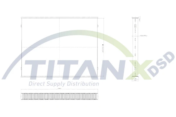 Radiator Core, charge air cooler (AX119001)