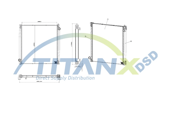 Radiator, engine cooling