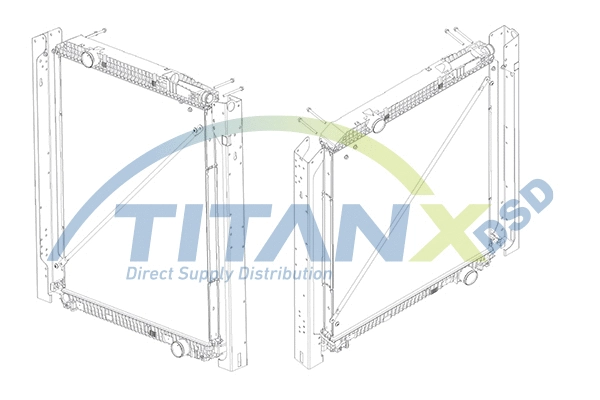 Radiator, engine cooling (RX119004)