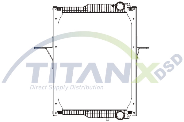 Radiator, engine cooling (RD129020)