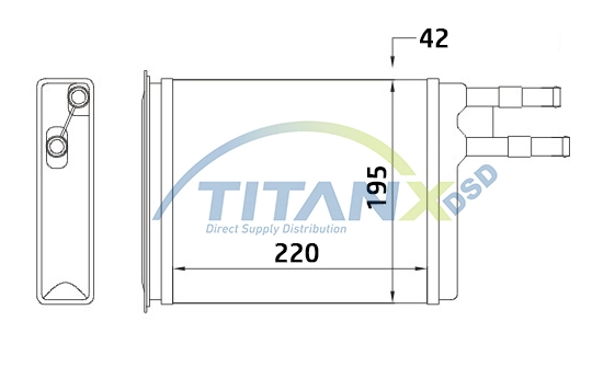 Heat Exchanger, interior heating (HT359001)