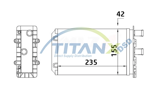 Heat Exchanger, interior heating (HT339002)