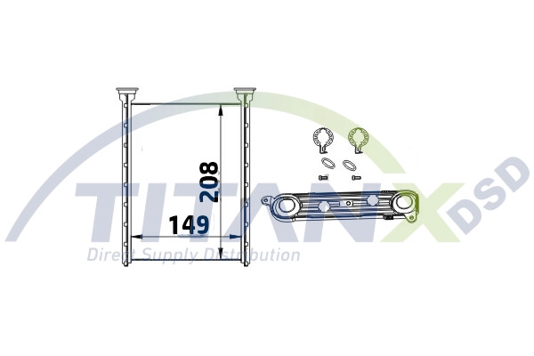 Heat Exchanger, interior heating (HT359009)