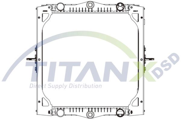 Radiator, engine cooling (RD179011)