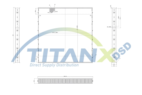 Radiator Core, charge air cooler (AX129001)