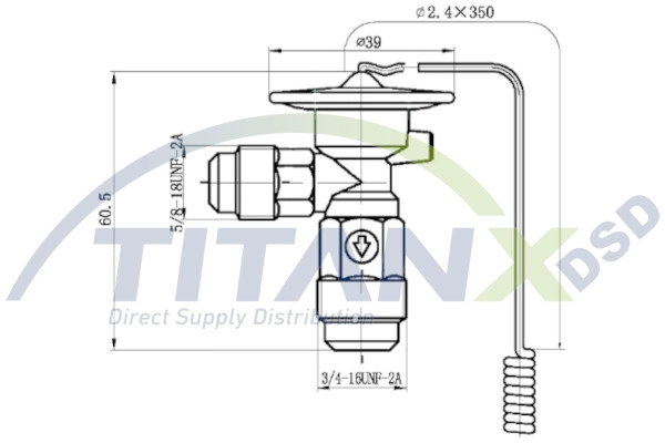 Expansion Valve, air conditioning (XV909002)