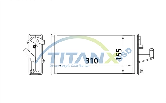 Heat Exchanger, interior heating (HT359007)