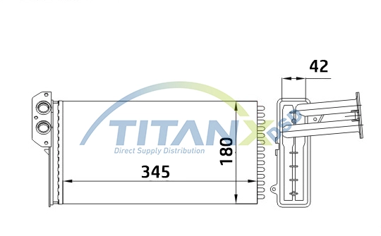 Heat Exchanger, interior heating (HT319004)