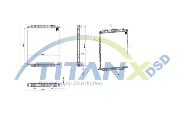 Radiator, engine cooling