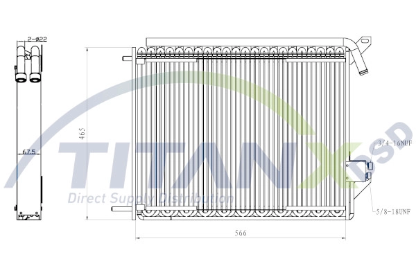Condenser, air conditioning (CD509025)