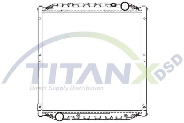 Radiator, engine cooling (RD139011)