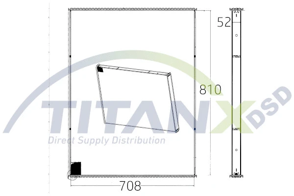 Core, radiator (WX169007)